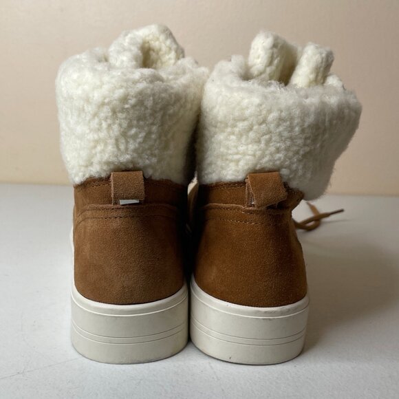 Marc Fisher Darlen Leather Platform Ankle Boots Size 8.5 - Picture 7 of 16